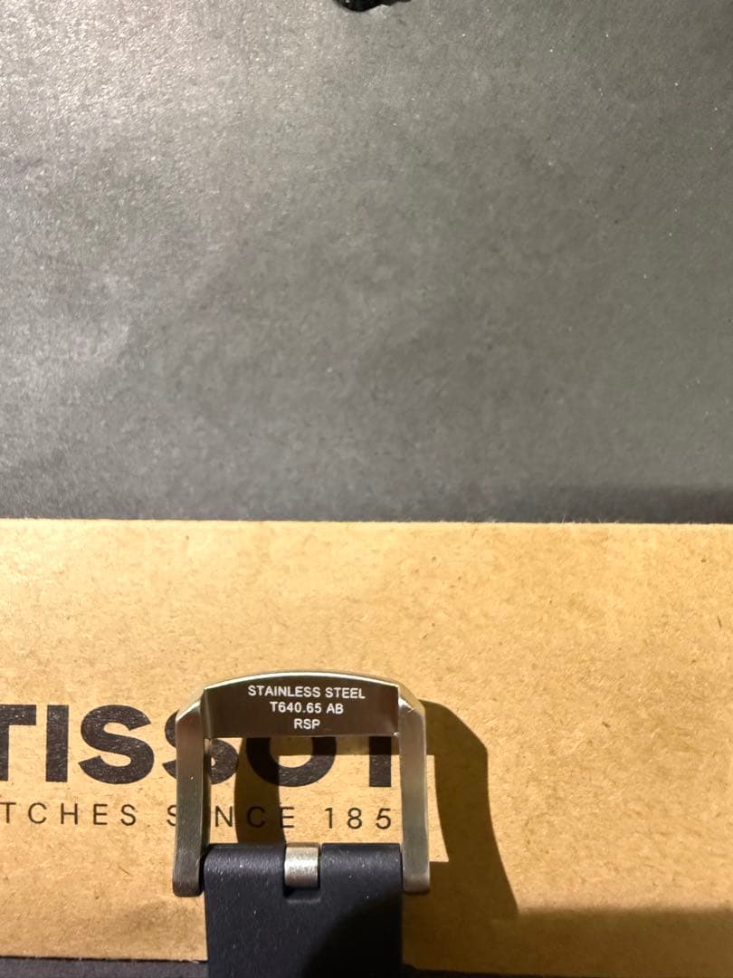 Tissot PRX ラバーベルト ステンレスバックル