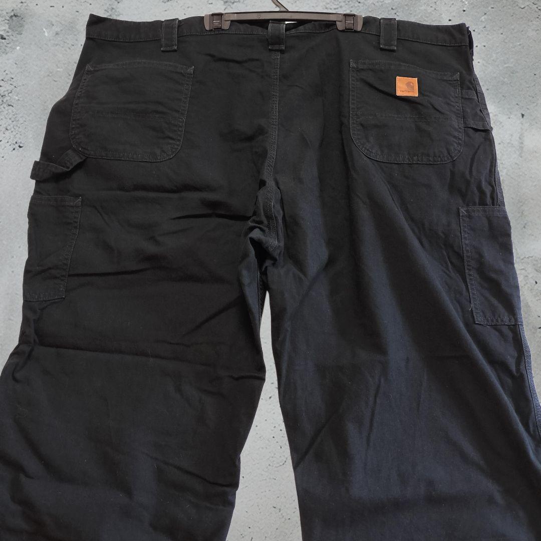 ★カーハート　carhartt　ペインター　ワークパンツ　ブラック　極太　W48