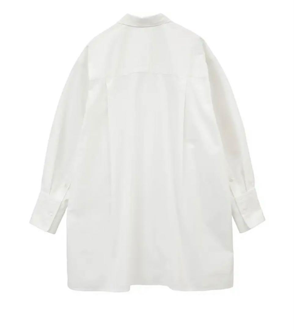 CLANE オーバーシャツ - C OVER SHIRT - WHITE