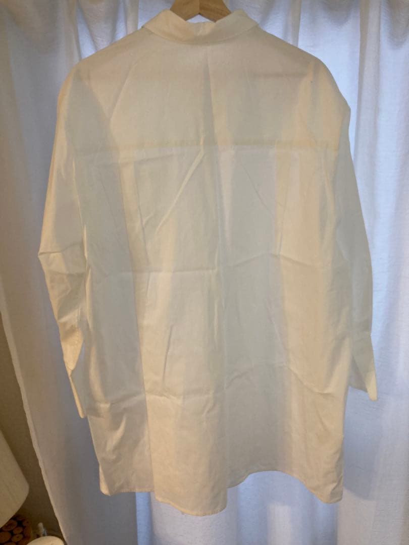 CLANE オーバーシャツ - C OVER SHIRT - WHITE