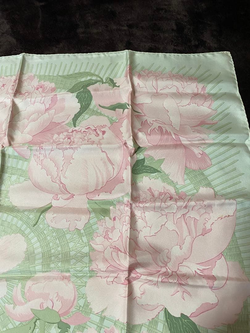 エルメス HERMES カレ90 les pivoines 芍薬