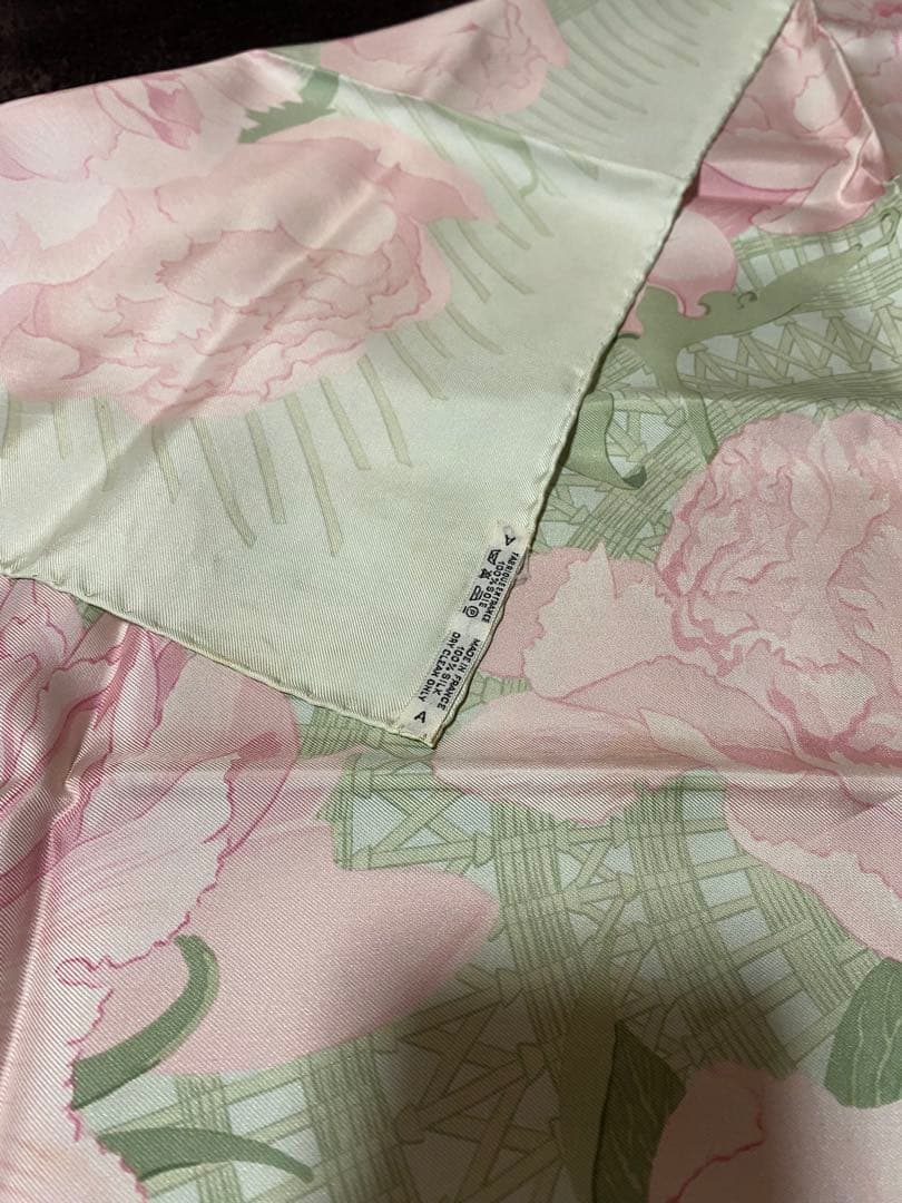 エルメス HERMES カレ90 les pivoines 芍薬