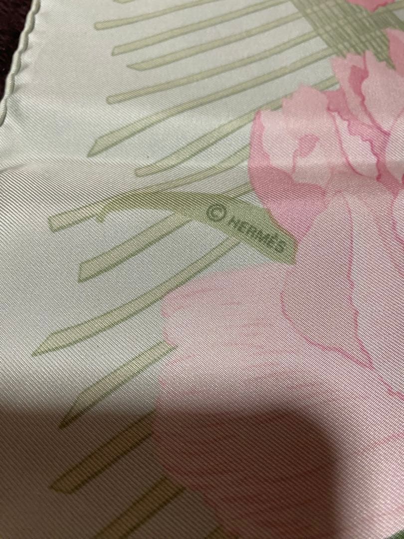 エルメス HERMES カレ90 les pivoines 芍薬