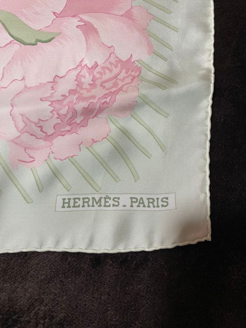 エルメス HERMES カレ90 les pivoines 芍薬