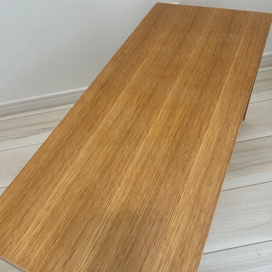 無印　コの字の家具 オーク材 70cm