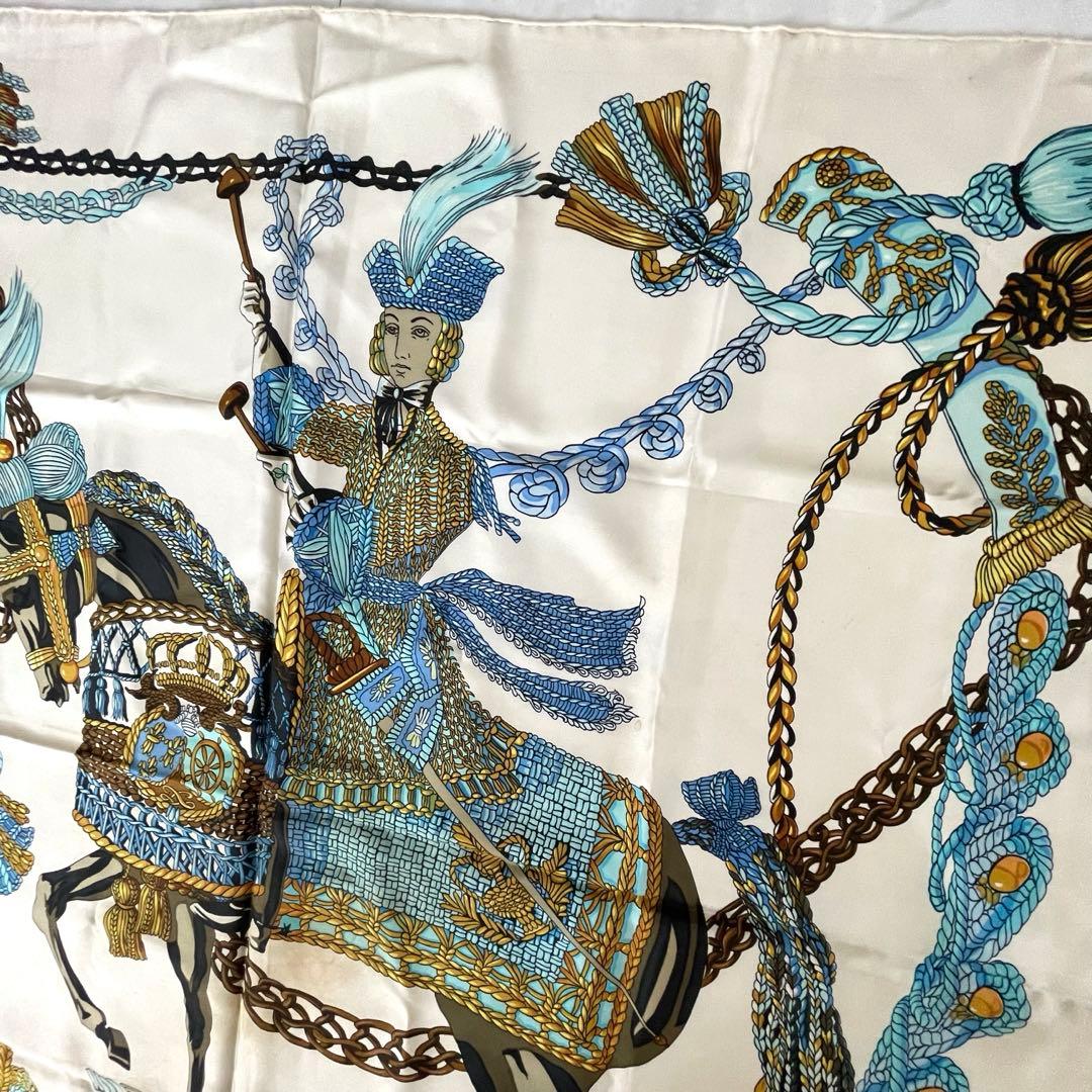 S*.様 HERMES エルメス カレ90 スカーフ　ティンパニ奏者