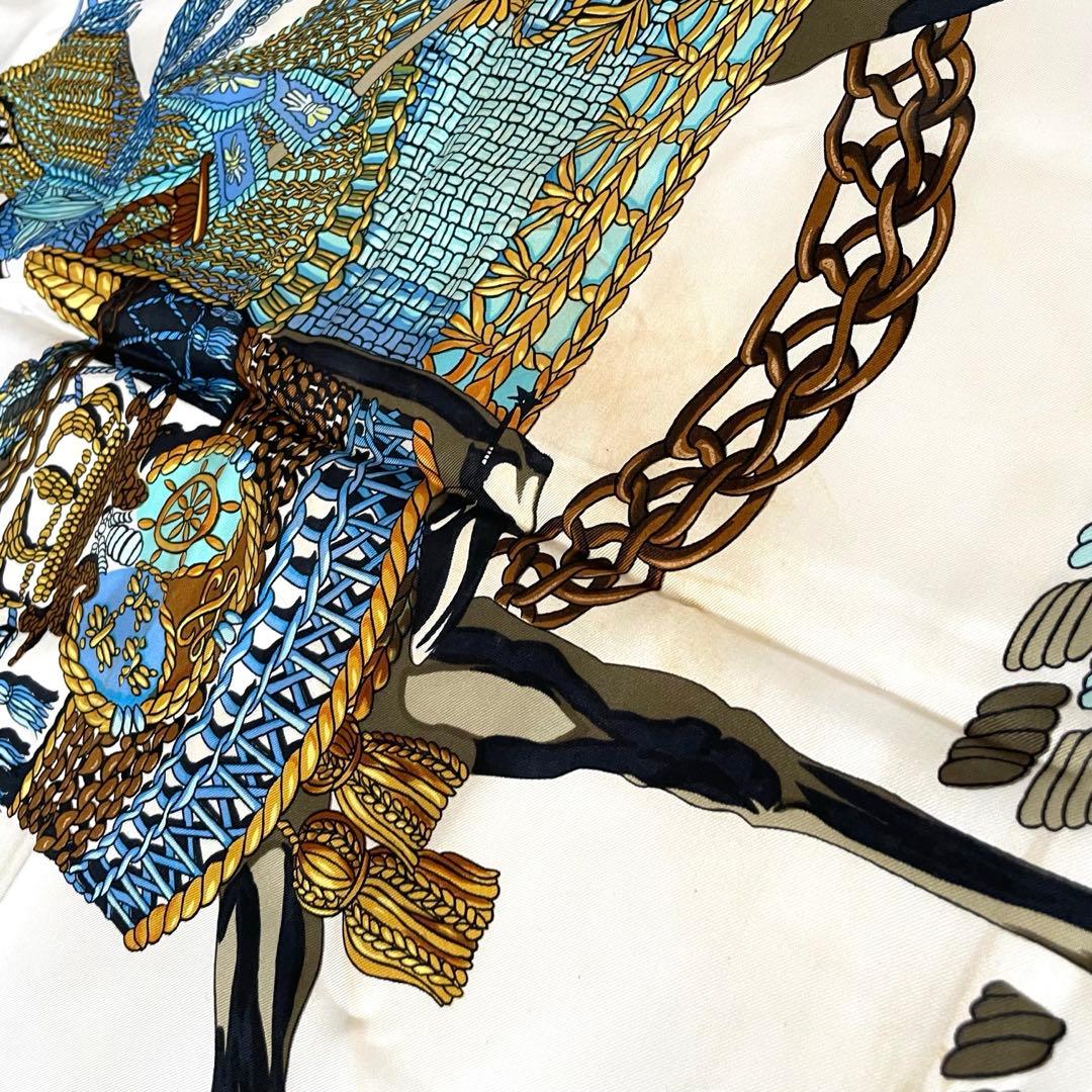 S*.様 HERMES エルメス カレ90 スカーフ　ティンパニ奏者
