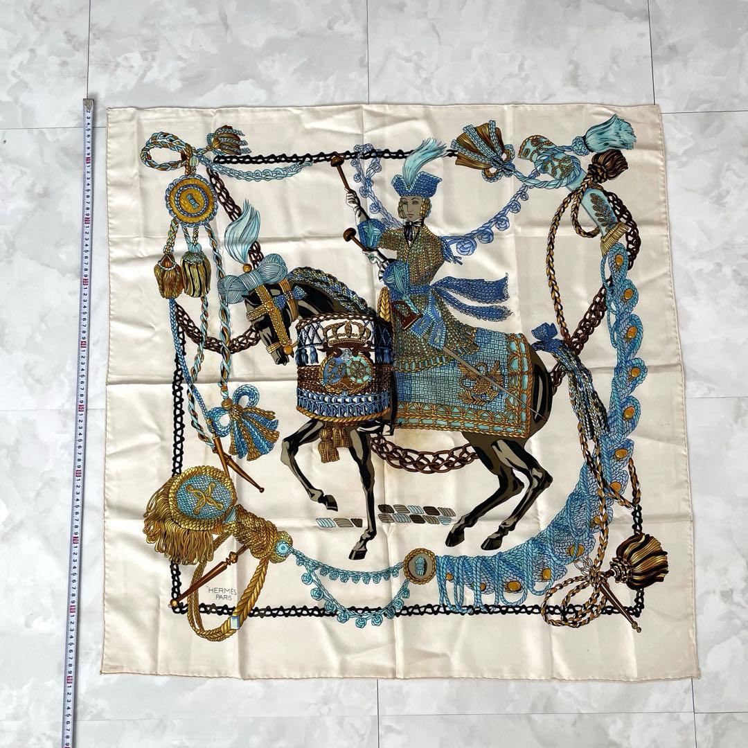 S*.様 HERMES エルメス カレ90 スカーフ　ティンパニ奏者