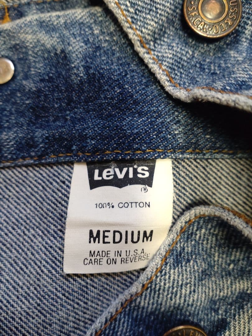 Levi's USA製 デニムジャケット 70598 M トラッカー 90s