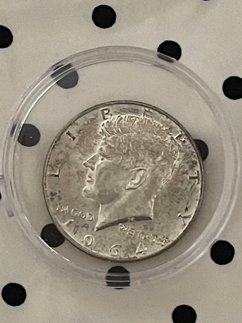 ケネディ ハーフドル ハーフダラー 銀貨　1964年