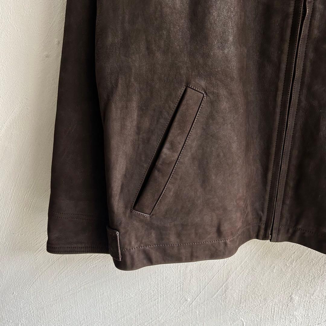 ★00S L.L.Bean スエード レザージャケット ブラウン エルエルビーン