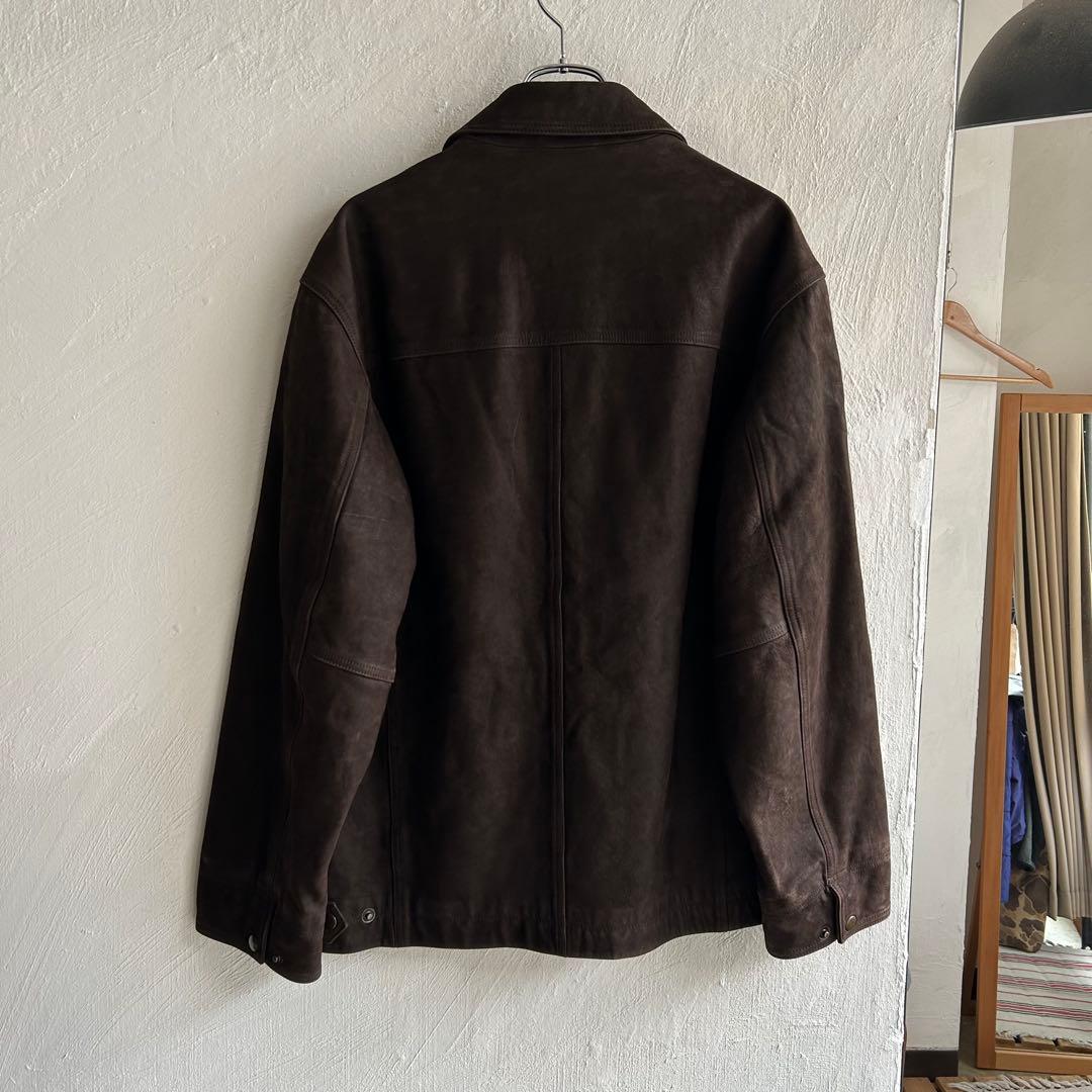 ★00S L.L.Bean スエード レザージャケット ブラウン エルエルビーン