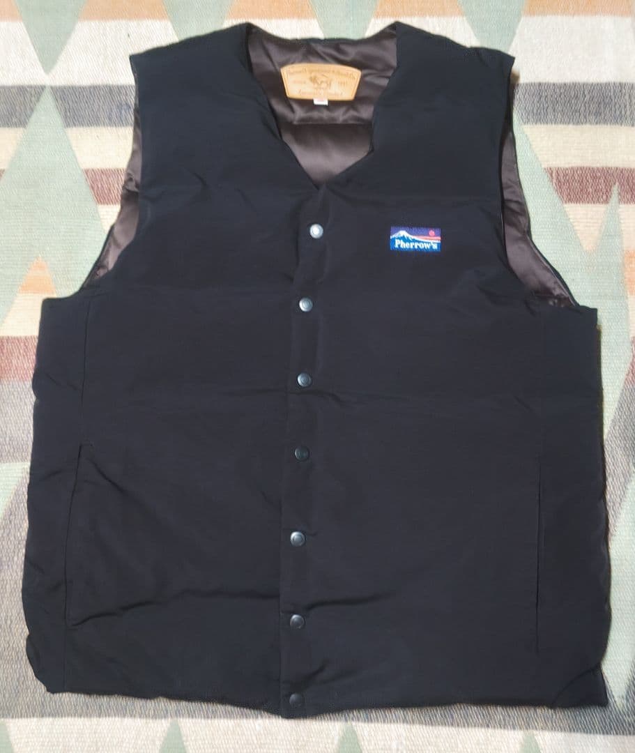 フェローズ　ダウンベスト size38 ブラック