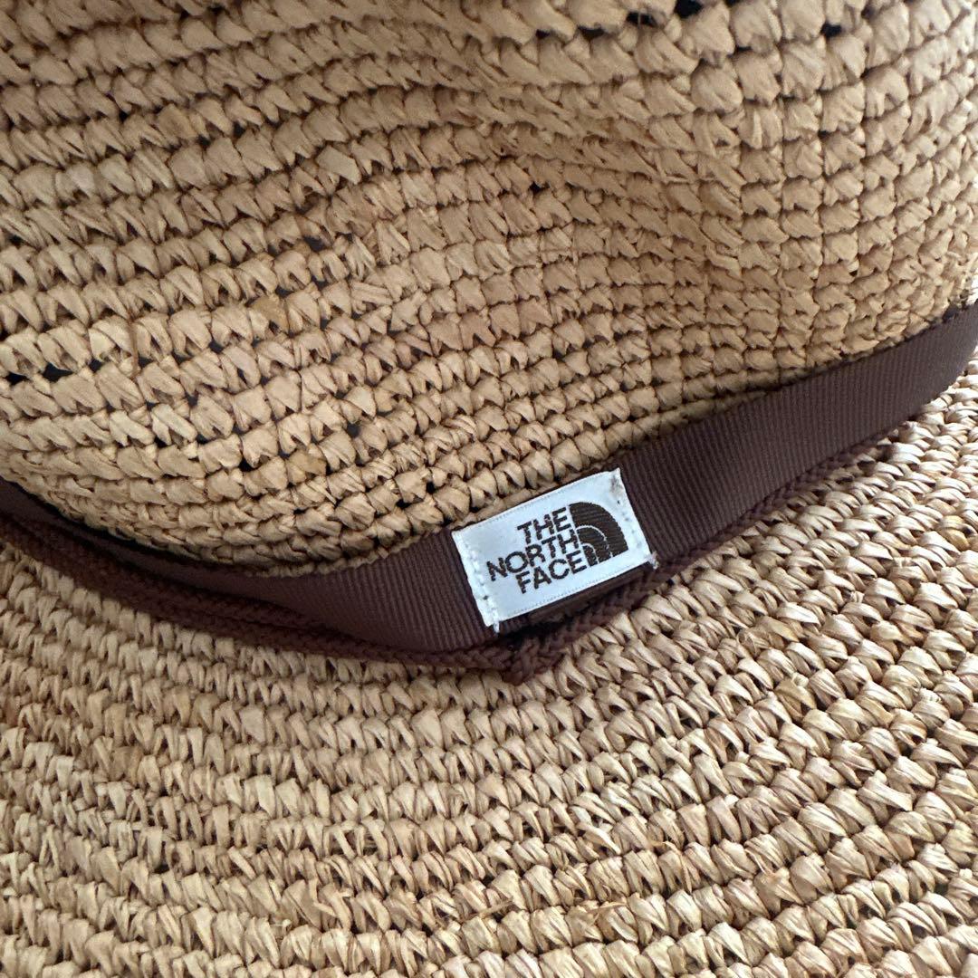 THE NORTH FACE 麦わら帽子 ベージュ