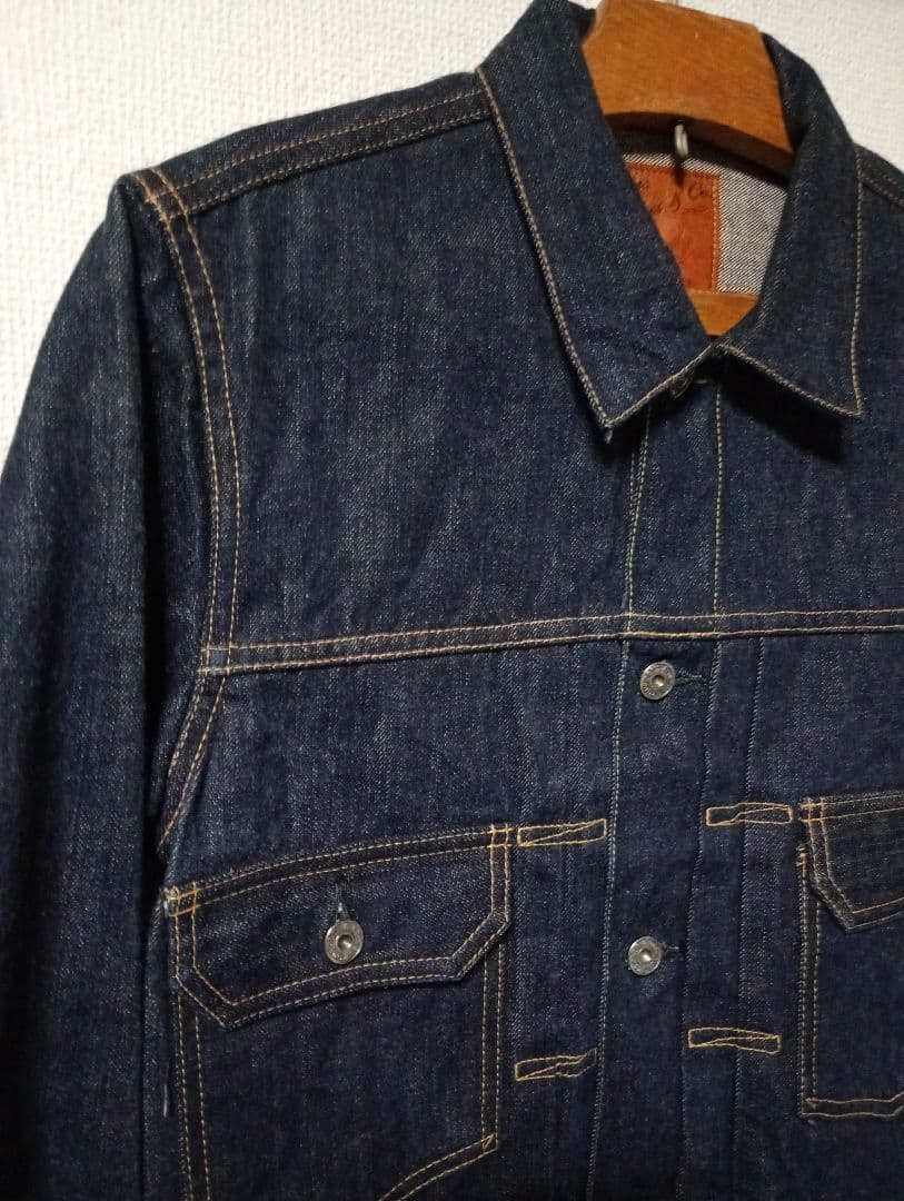 バーガスプラス　lot.71949 セカンドタイプ　デニムジャケット　サイズ38