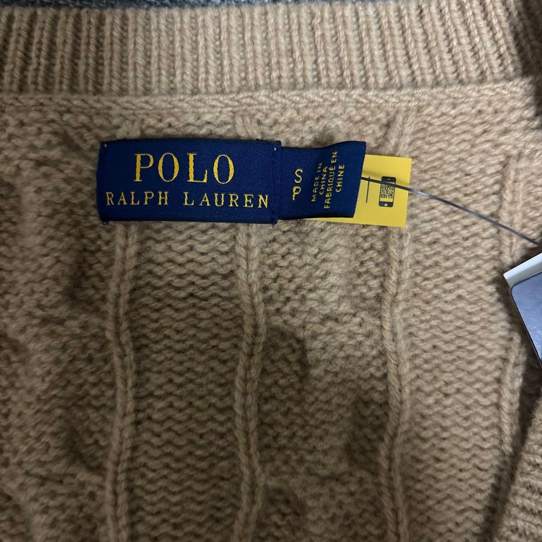 【新品、未使用】 POLO RALPHLAUREN カシミヤ混ウールベスト