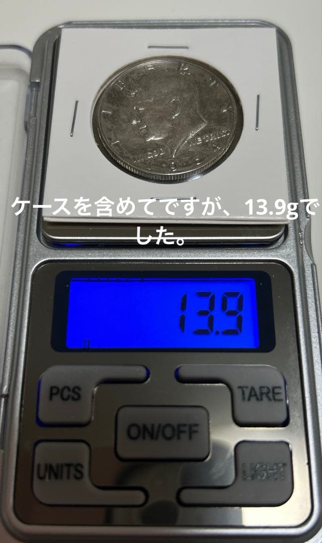 1964年 ケネディ　 ハーフダラーDミントマーク