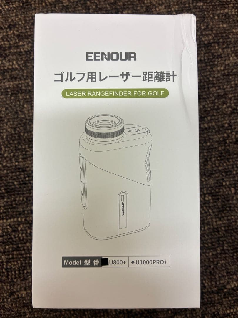 【美品】EENOUR ゴルフ用レーザー距離計　黒　U800+