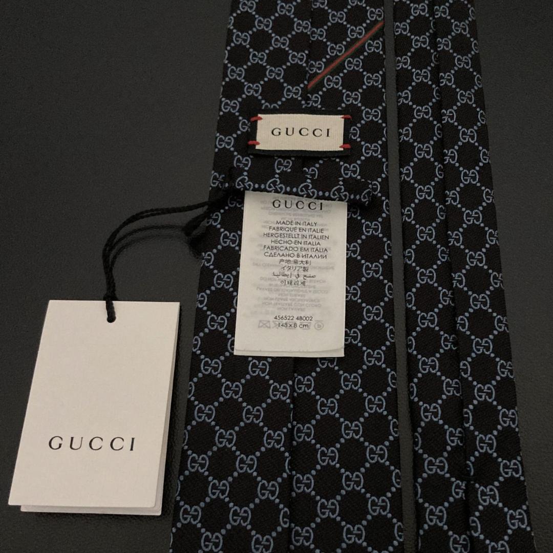 GUCCI　未使用　GG柄 ネクタイ　タグ付き