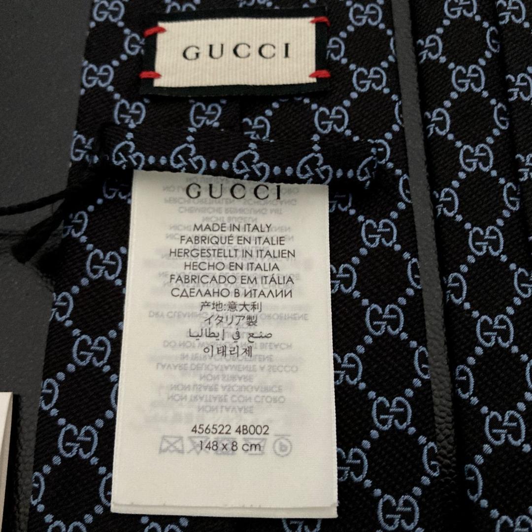 GUCCI　未使用　GG柄 ネクタイ　タグ付き