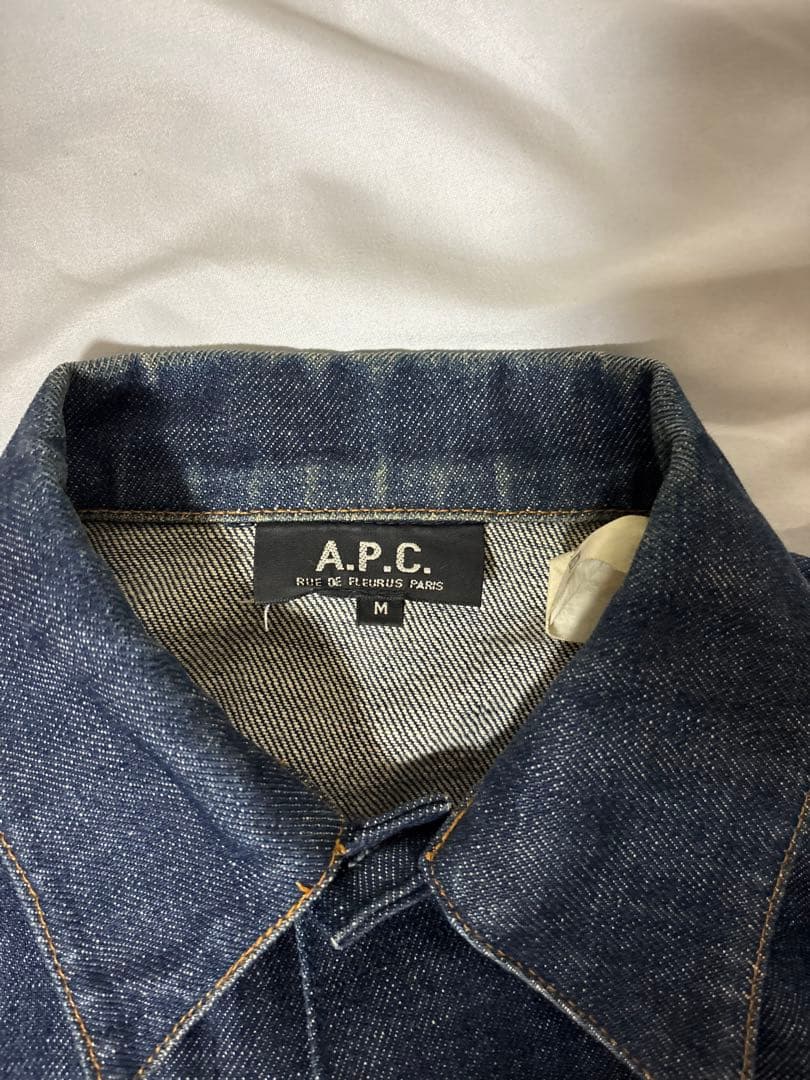 【A.P.C】2ndタイプ 赤耳 デニムジャケット Mサイズ 日本製