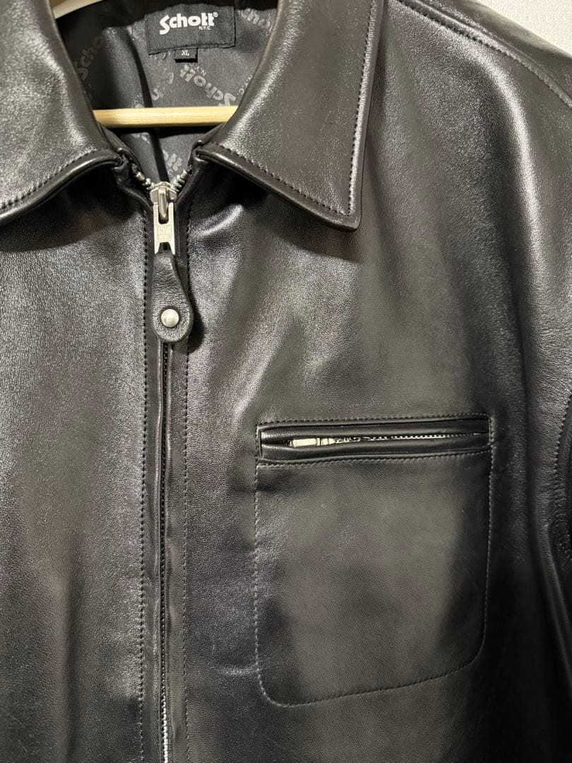 【けい】Schot LEATHER TRACKER JACKET