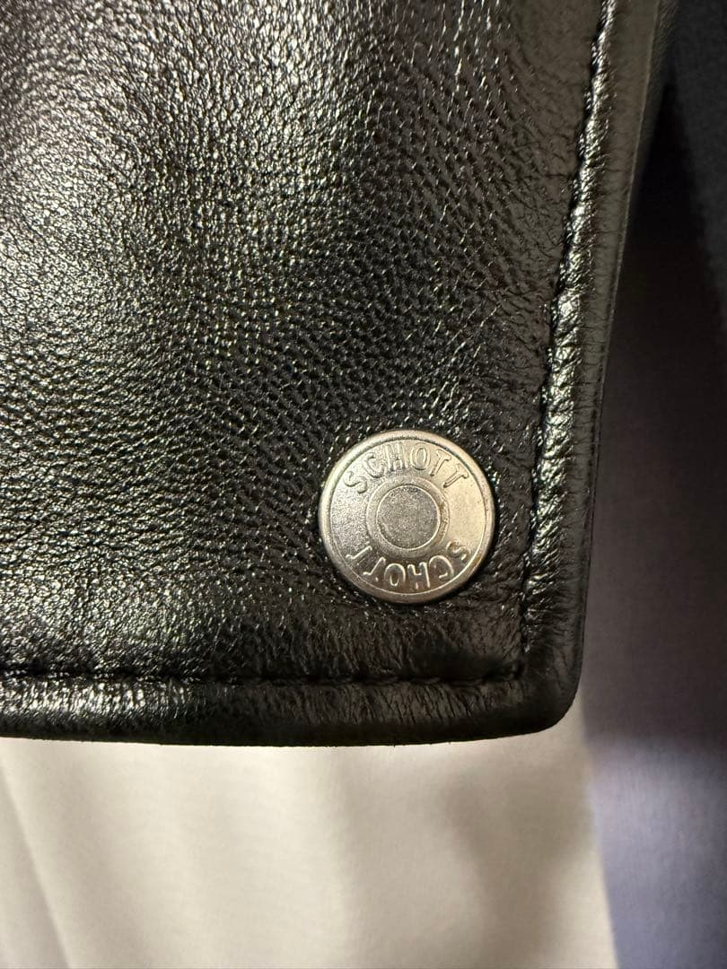 【けい】Schot LEATHER TRACKER JACKET