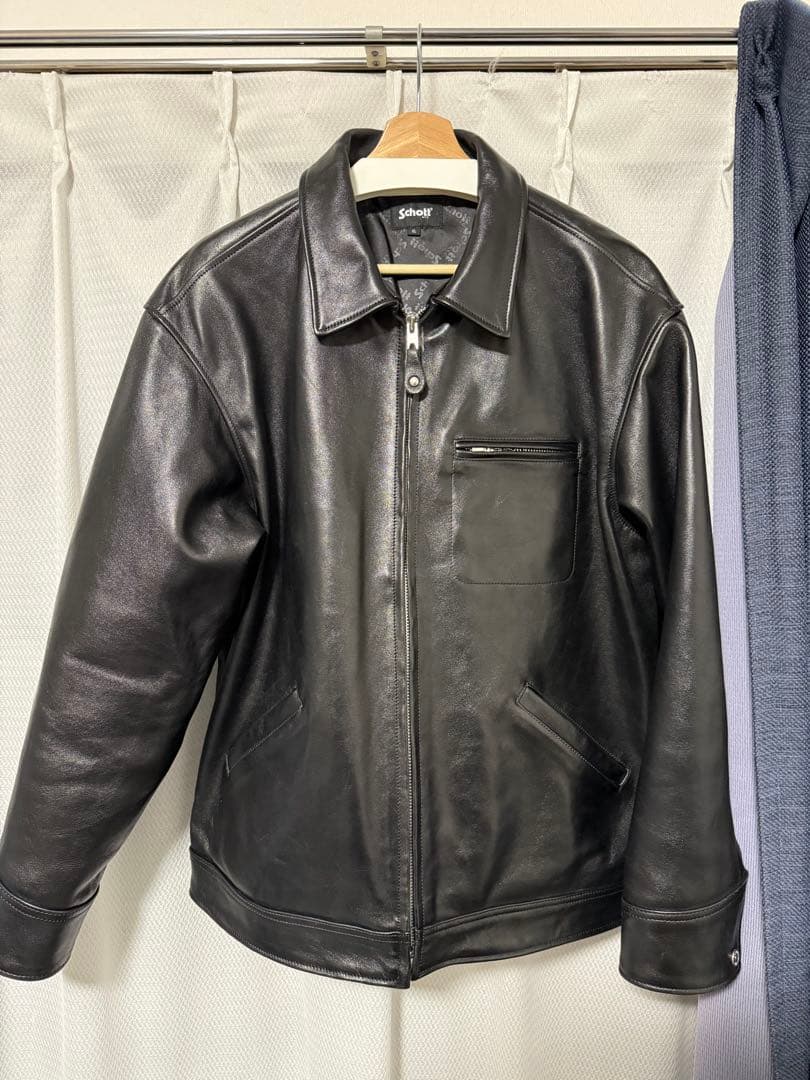 【けい】Schot LEATHER TRACKER JACKET