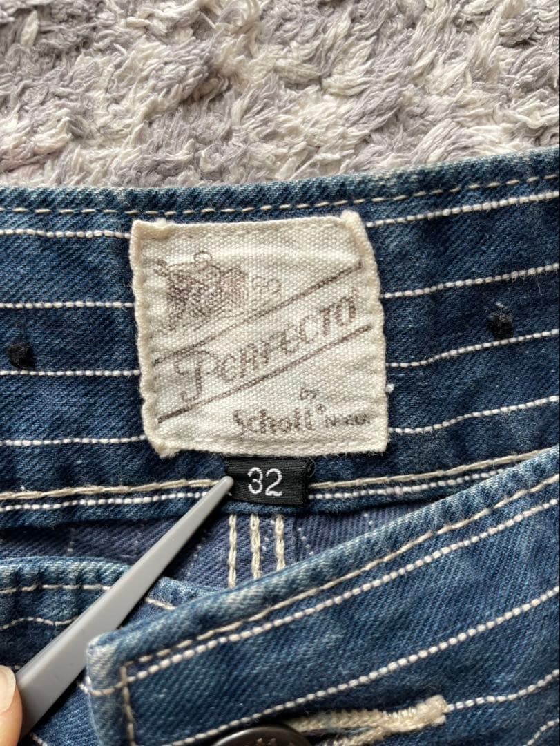 Schott ヒッコリーデニムパンツ