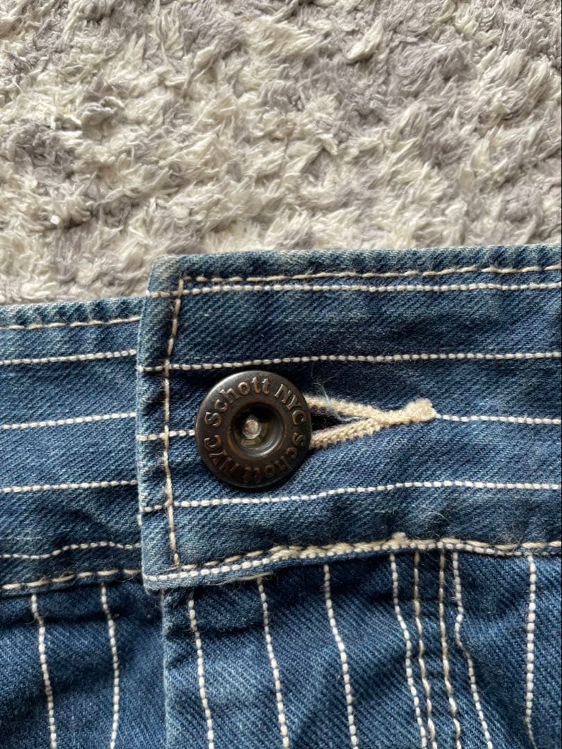 Schott ヒッコリーデニムパンツ