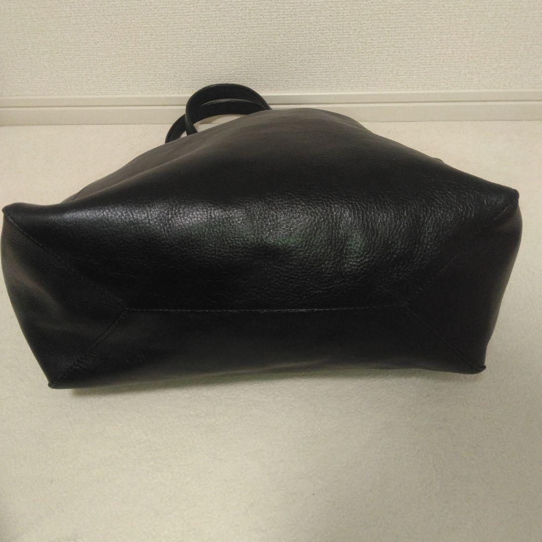 未使用品　ファーストファクトリー　レザー　本革 ブラック トートバッグ