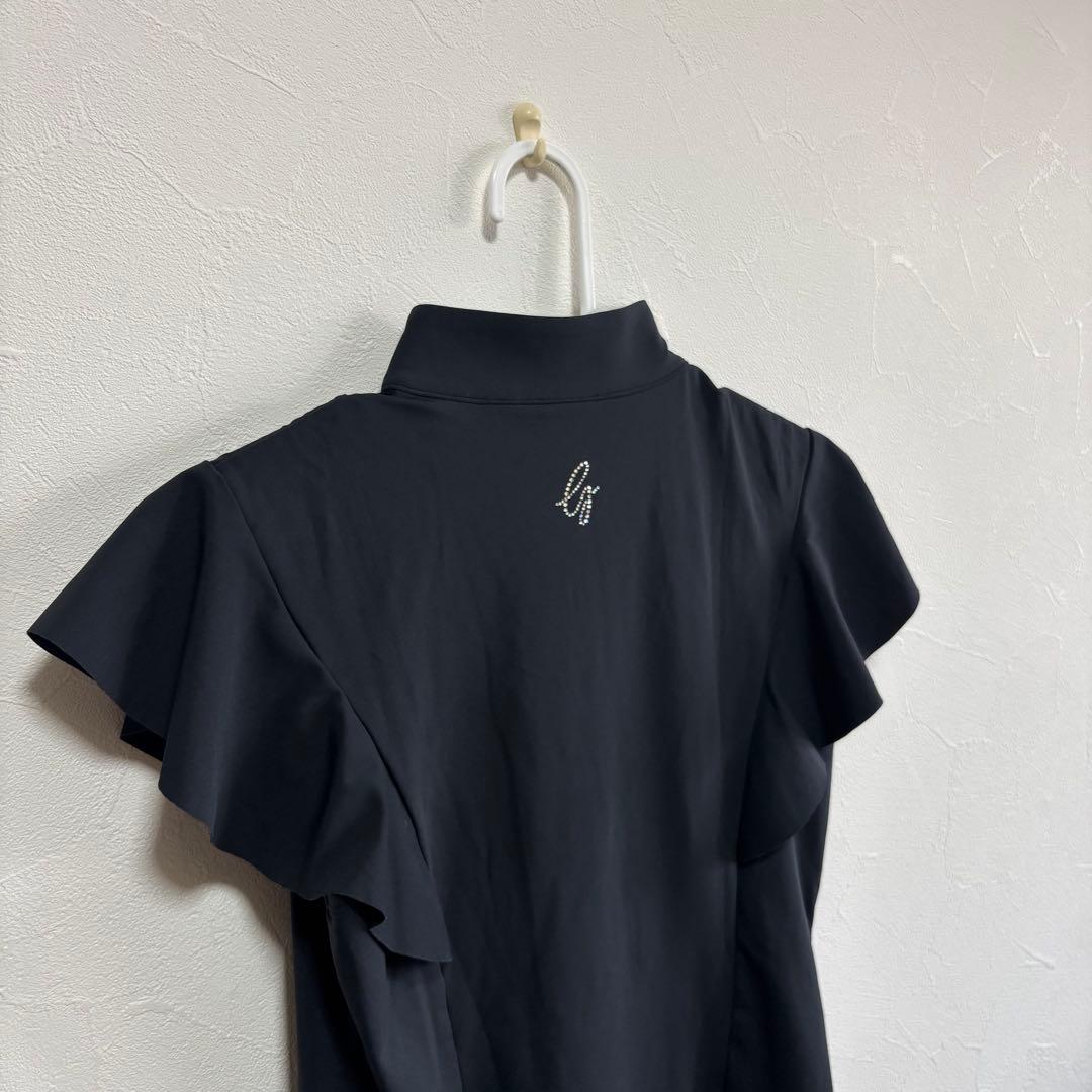 DESCENTE ゴルフTシャツ フリル袖