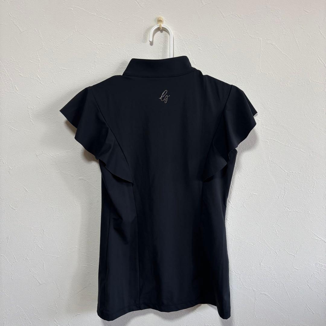 DESCENTE ゴルフTシャツ フリル袖