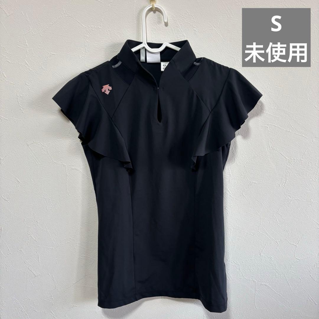 DESCENTE ゴルフTシャツ フリル袖