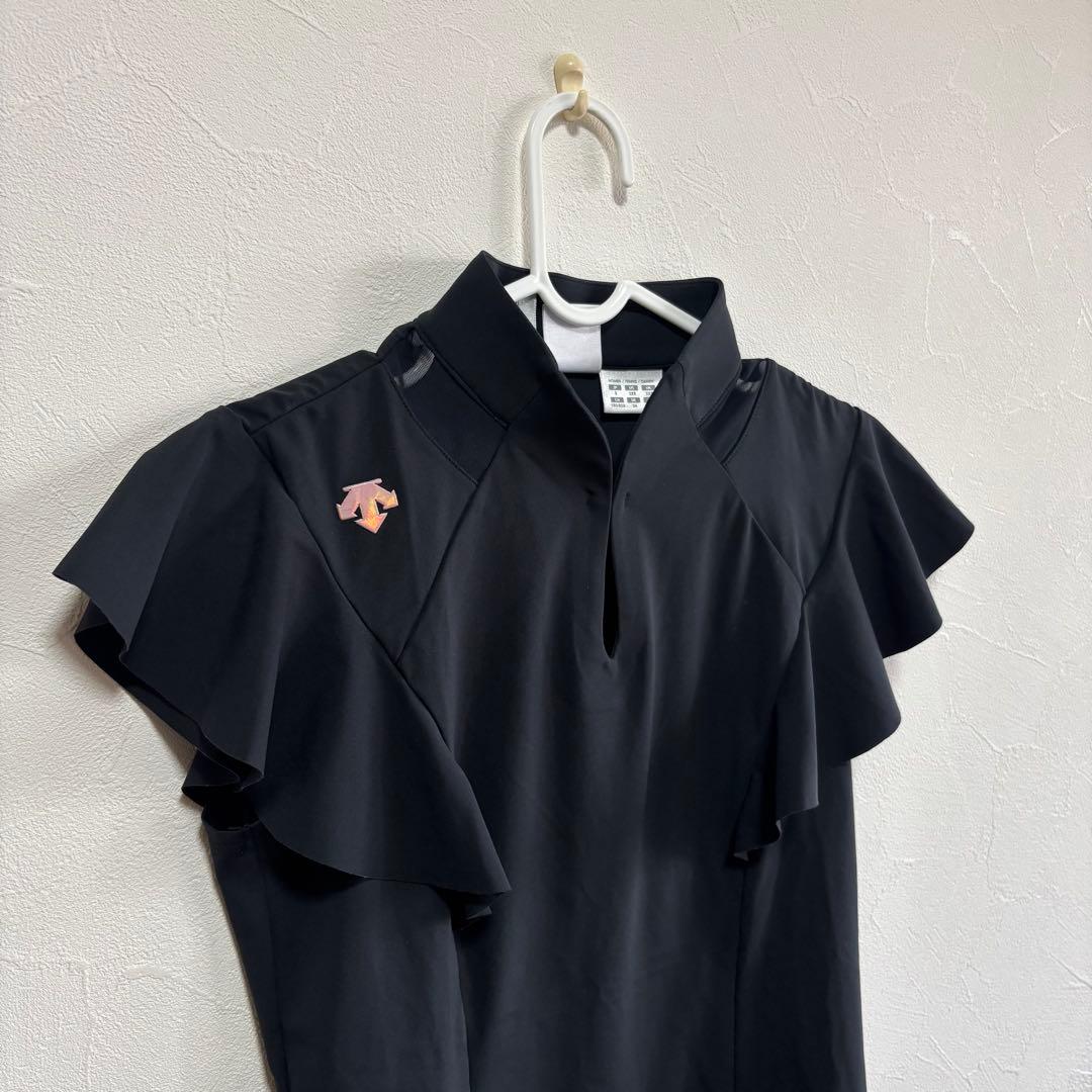 DESCENTE ゴルフTシャツ フリル袖