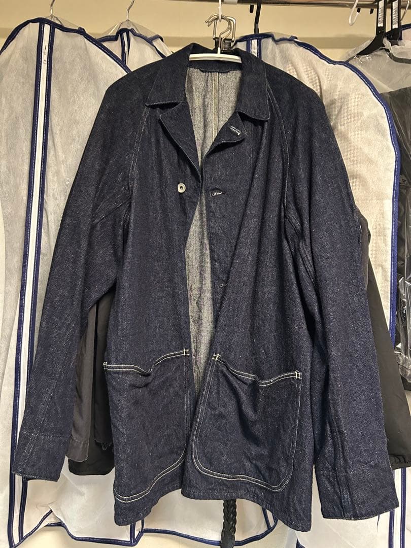 COMOLI デニム ワークジャケット Navy 2