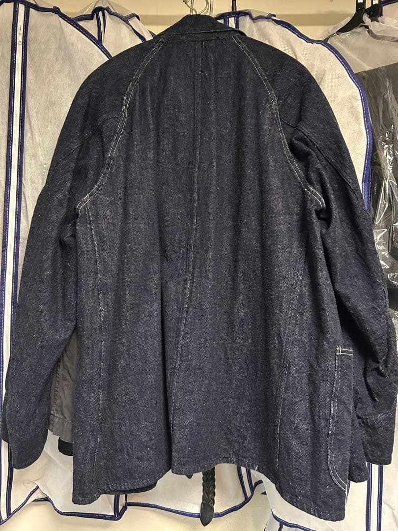 COMOLI デニム ワークジャケット Navy 2