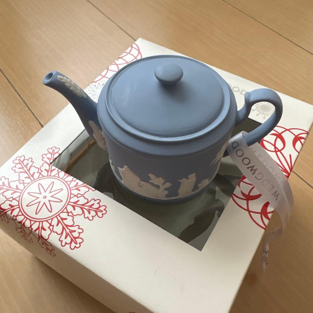 【新品未使用】 クリスマスオーナメントとティーポットセット