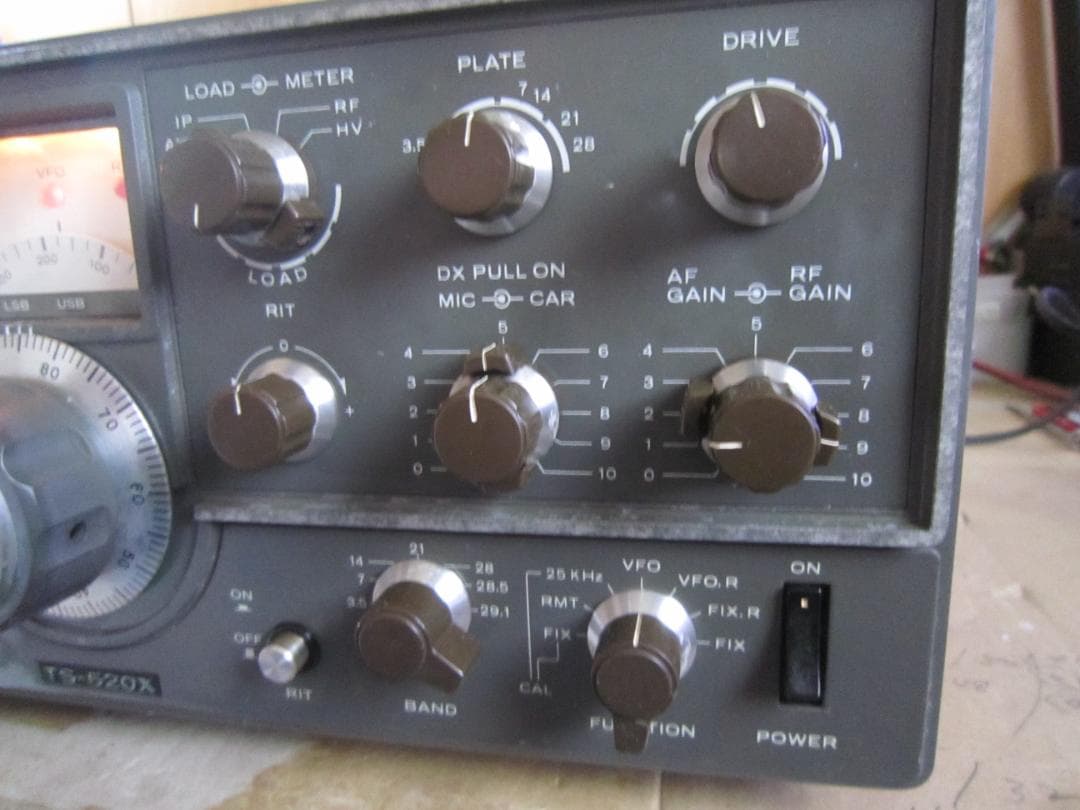 TRIO　受信機　TS-520X　レトロラジオ