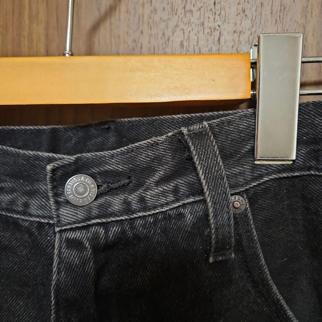 値下✕ Levi's Premium 568 W36L30 美品 ブラックデニム