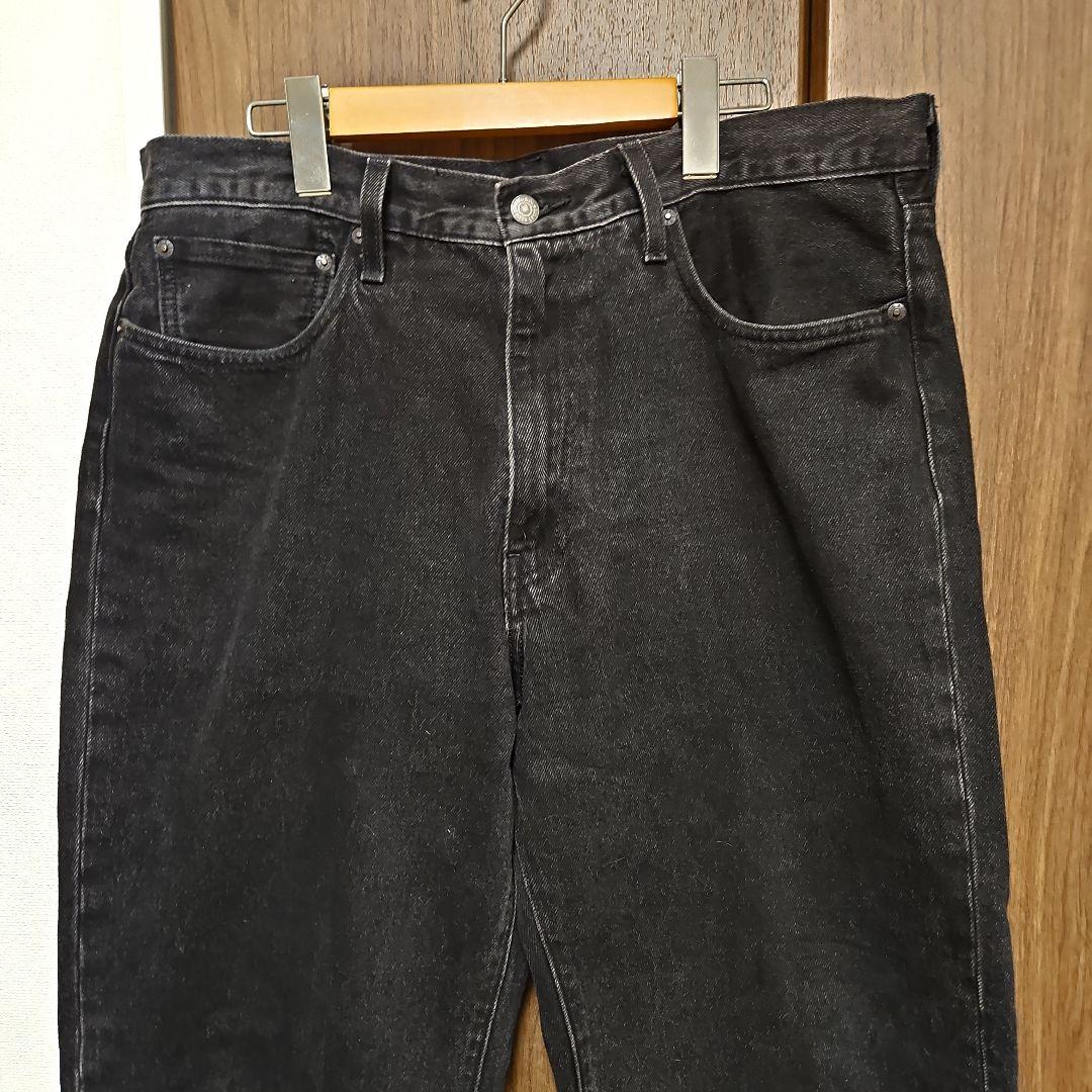 値下✕ Levi's Premium 568 W36L30 美品 ブラックデニム