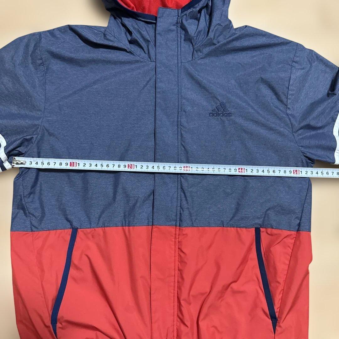adidas ウィンドブレーカー 上下セット ネイビー/レッド