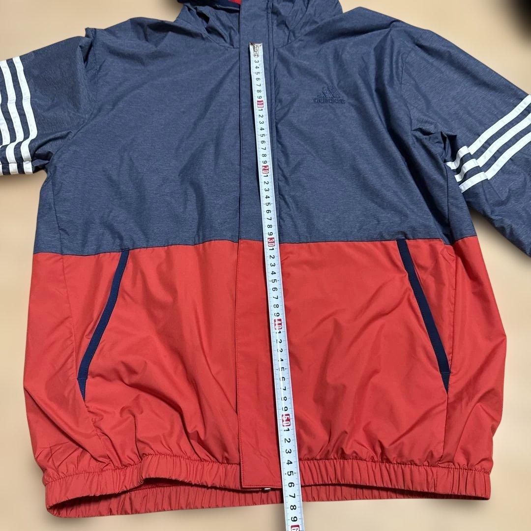 adidas ウィンドブレーカー 上下セット ネイビー/レッド