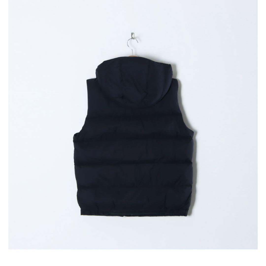 THE NORTH FACE フード付きダウンベスト ブラック安心鑑定無しでも可