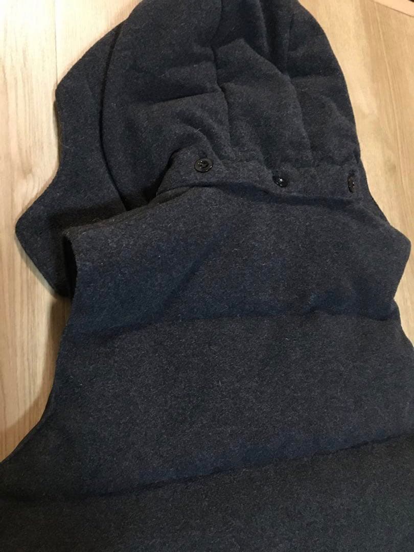 DANTON ×BEAMS ウールモッサダウンベスト