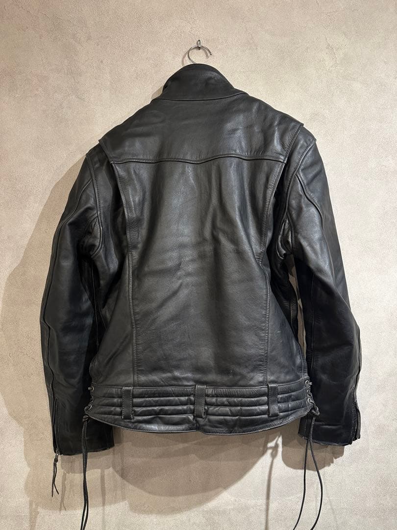 LIUGOO LEATHERS ライダース ジャケット 牛革 ラングリッツレザー