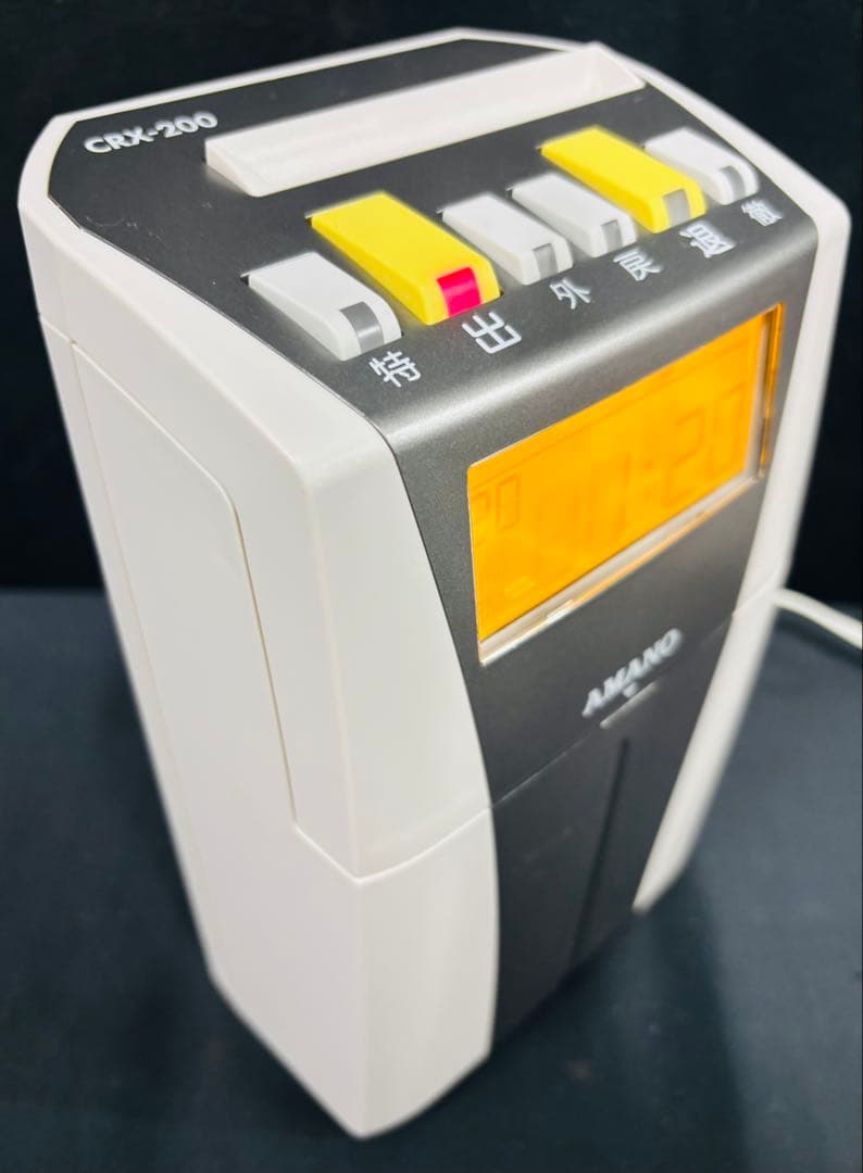 D*送様 電子タイムレコーダー CRX-200 勤怠 タイムカード アマノ ジャ