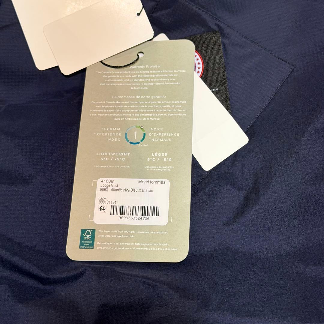 25aw新品 国内正規   ダウンベスト S