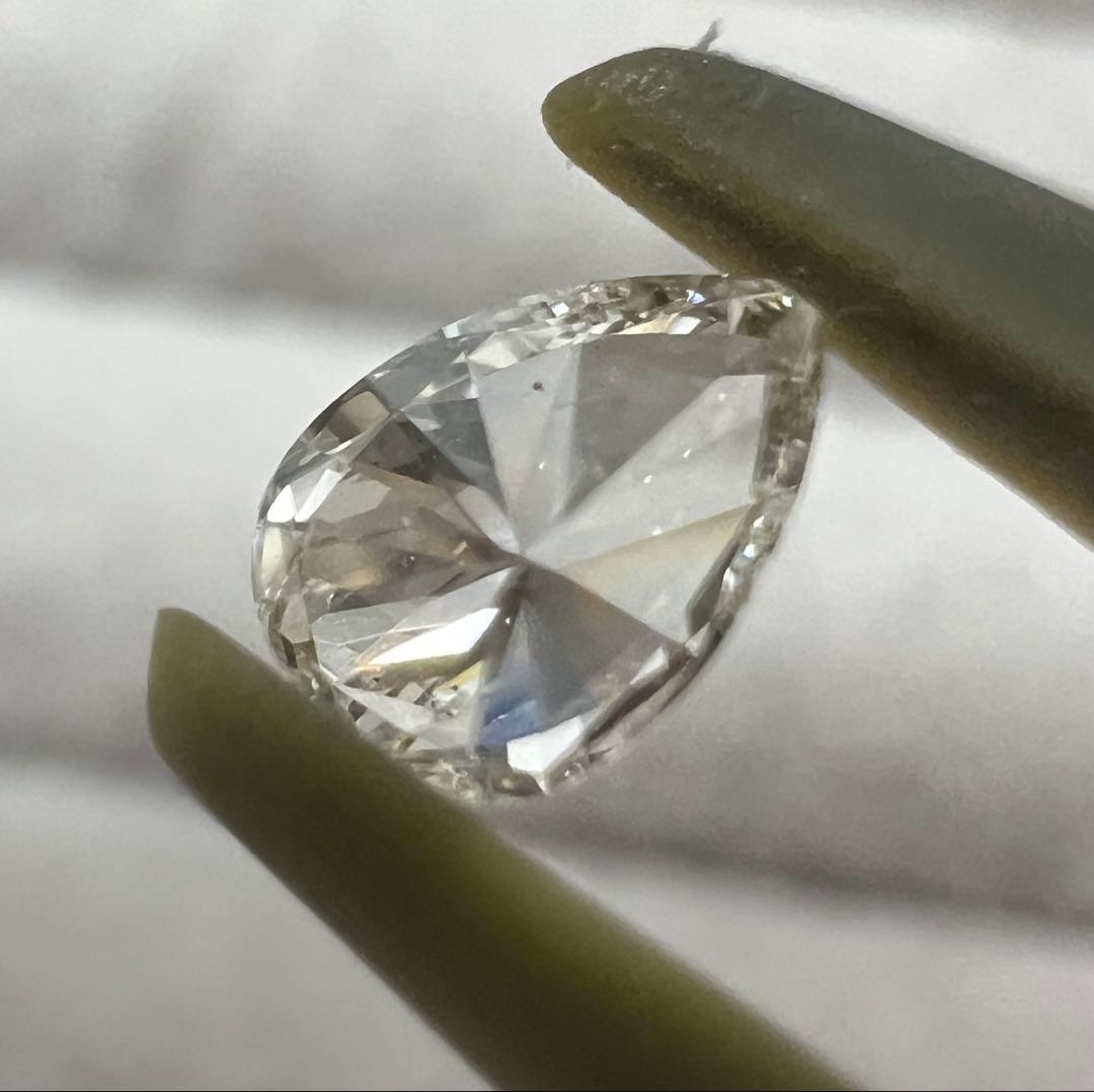 ♡Cham♡　天然ダイヤモンドルース　ペアシェイプ　2ピース
