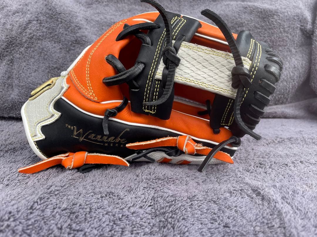 【中古美品/軟式用】Wilsonグローブ内野手用Hウェッブ
